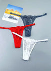 Gray Red White / XL / 3pcs