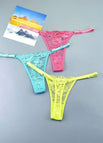 Rose SkyBlue Green / M / 3pcs