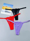 Black Red Purple / XL / 3pcs