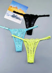 Black SkyBlue BGreen / XL / 3pcs