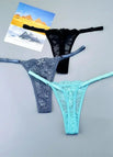 Black Gray SkyBlue / L / 3pcs