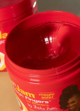 Ampro Shine N Jam® Magic Fingers® Unisex Gel for Braiders, 16 oz Gel, Frizz Control