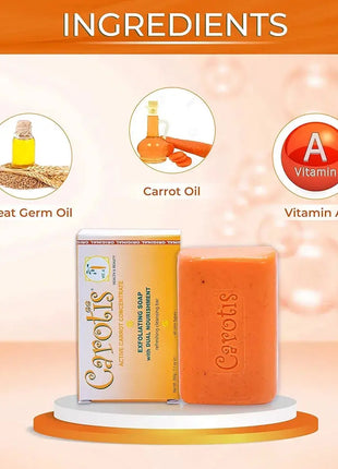 Exfoliating Soap 200g - Formulated to Restore Radiance and Eliminate Dead Skin Cells, with Vitamin A
