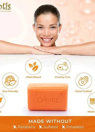 Exfoliating Soap 200g - Formulated to Restore Radiance and Eliminate Dead Skin Cells, with Vitamin A
