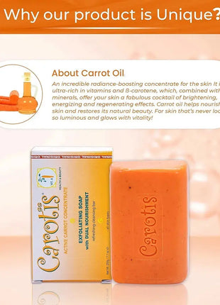 Exfoliating Soap 200g - Formulated to Restore Radiance and Eliminate Dead Skin Cells, with Vitamin A
