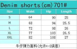 Irregular Tassel Ripped Jean Shorts
