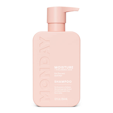MONDAY Haircare Moisture Shampoo, Hydration Boost Dry Hair, Hyaluronic Acid Shea Butter 11.98 Fl Oz
