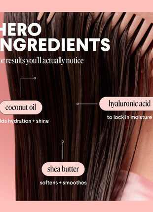 MONDAY Haircare Moisture Shampoo, Hydration Boost Dry Hair, Hyaluronic Acid Shea Butter 11.98 Fl Oz