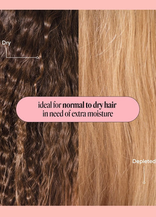 MONDAY Haircare Moisture Shampoo, Hydration Boost Dry Hair, Hyaluronic Acid Shea Butter 11.98 Fl Oz