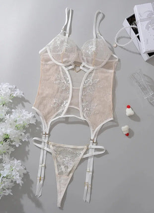 MUZISKAT Women's Sexy Lace Luxury Lingerie Set