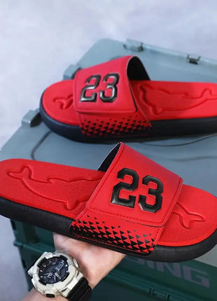 Red Fashion Slides for Men