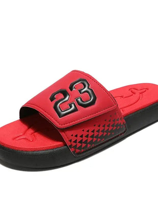Red Fashion Slides for Men