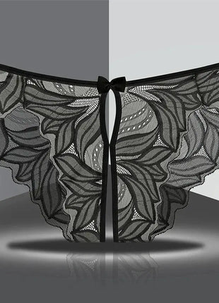 Sexy Low Rise Crotchless Lace Panties