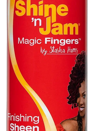 Shine 'n Jam® Magic Fingers® Unisex Finishing Sheen for Braiders, Moisturizing, 11.5oz, Hair Spray
