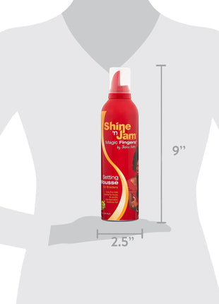 Shine ‘n Jam® Magic Fingers® Unisex Setting Mousse 12 fl.oz., Moisturizing