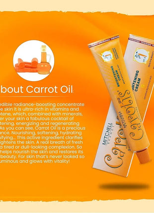 Skin Brightening Cream | 1.7 Fl oz / 50 g | Helps to Remove Pigments on: Face, Knees, Body, Armpit, and Private Areas | Brightening Gel with Carrot Oil, Alpha Arbutin, Shea Butter