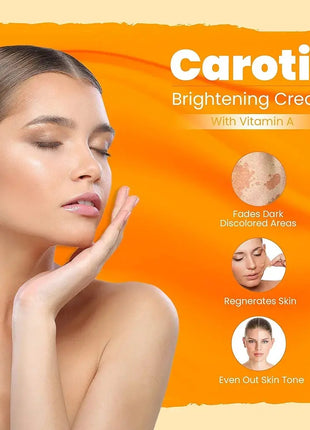 Skin Brightening Cream | 1.7 Fl oz / 50 g | Helps to Remove Pigments on: Face, Knees, Body, Armpit, and Private Areas | Brightening Gel with Carrot Oil, Alpha Arbutin, Shea Butter