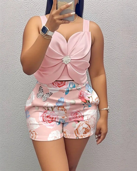 Summer Outfit for Women 3D Flower