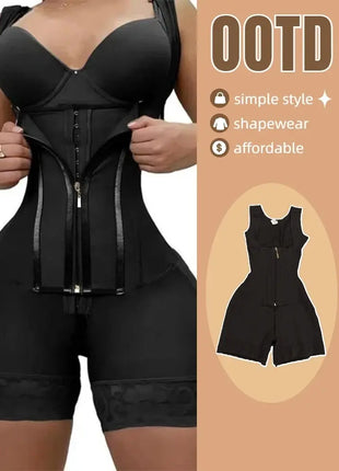 Women Colombian Shapewear Black Shorts CESAR