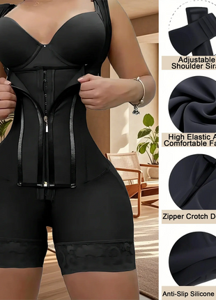 Women Colombian Shapewear Black Shorts CESAR