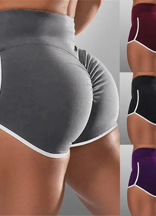 Women's High-Waisted Yoga Shorts for Fitness, Dance, and Sports