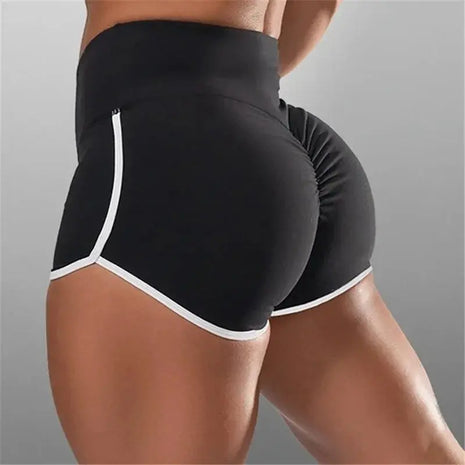 Women's High-Waisted Yoga Shorts for Fitness, Dance, and Sports