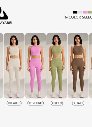 Women’s Seamless Workout Set – Support & Style CESAR