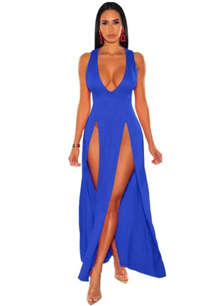 Women's Sexy Deep V-neck Dress Fashion Clubwear Party Casual Dresses