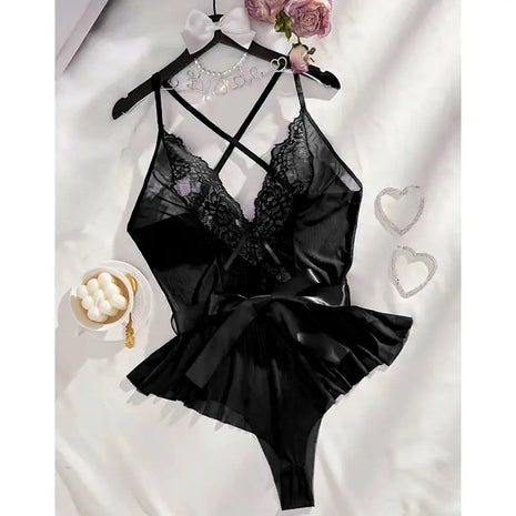 Women's Underwear Sexy Lace Nightclub Hollow Out Spicy Girl Slim Fit Backless