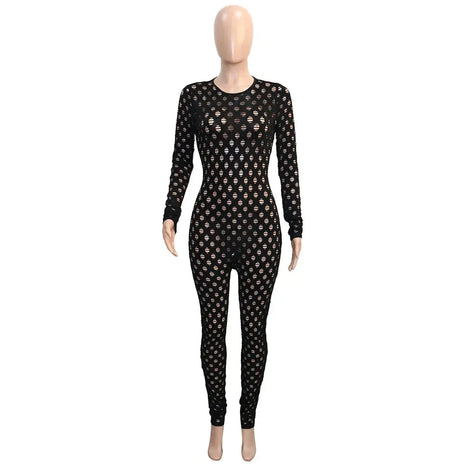 Womens Pants Women’s Casual Fashion Sexy Hollow Out Zipper Solid